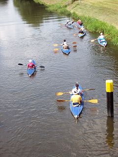 Ausfahrt aus der Garwitzschleuse